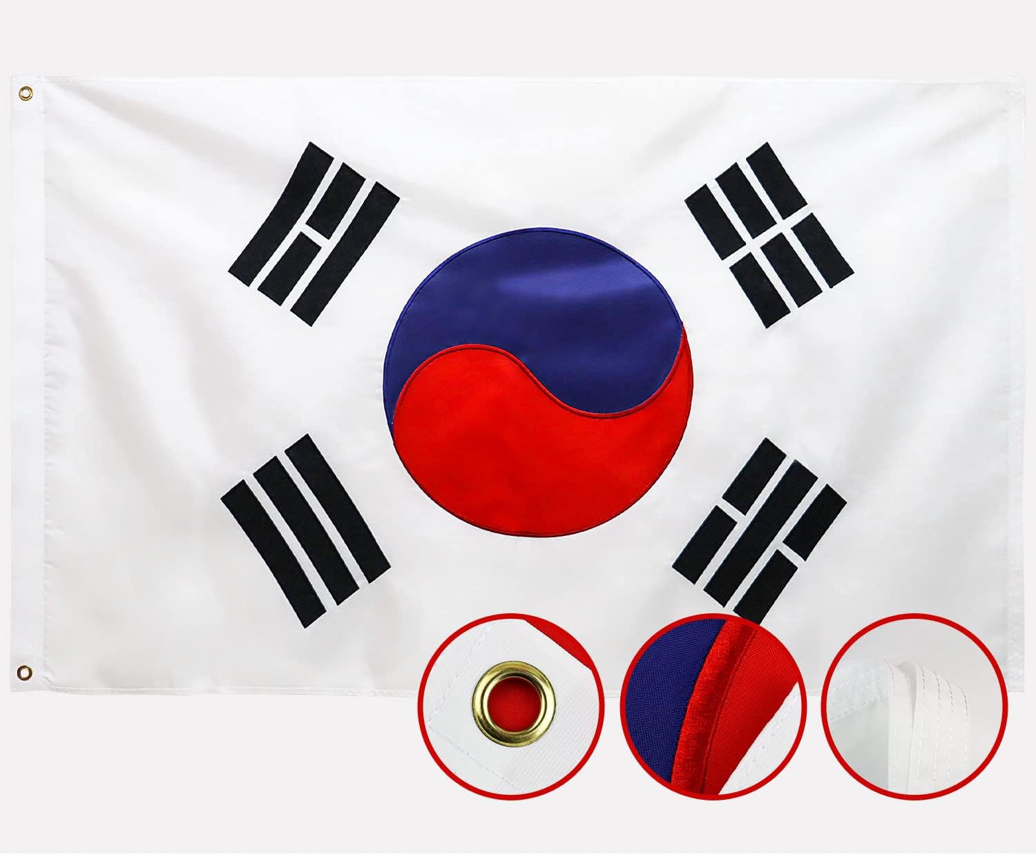 康巴什韩国国旗 3x5ft
